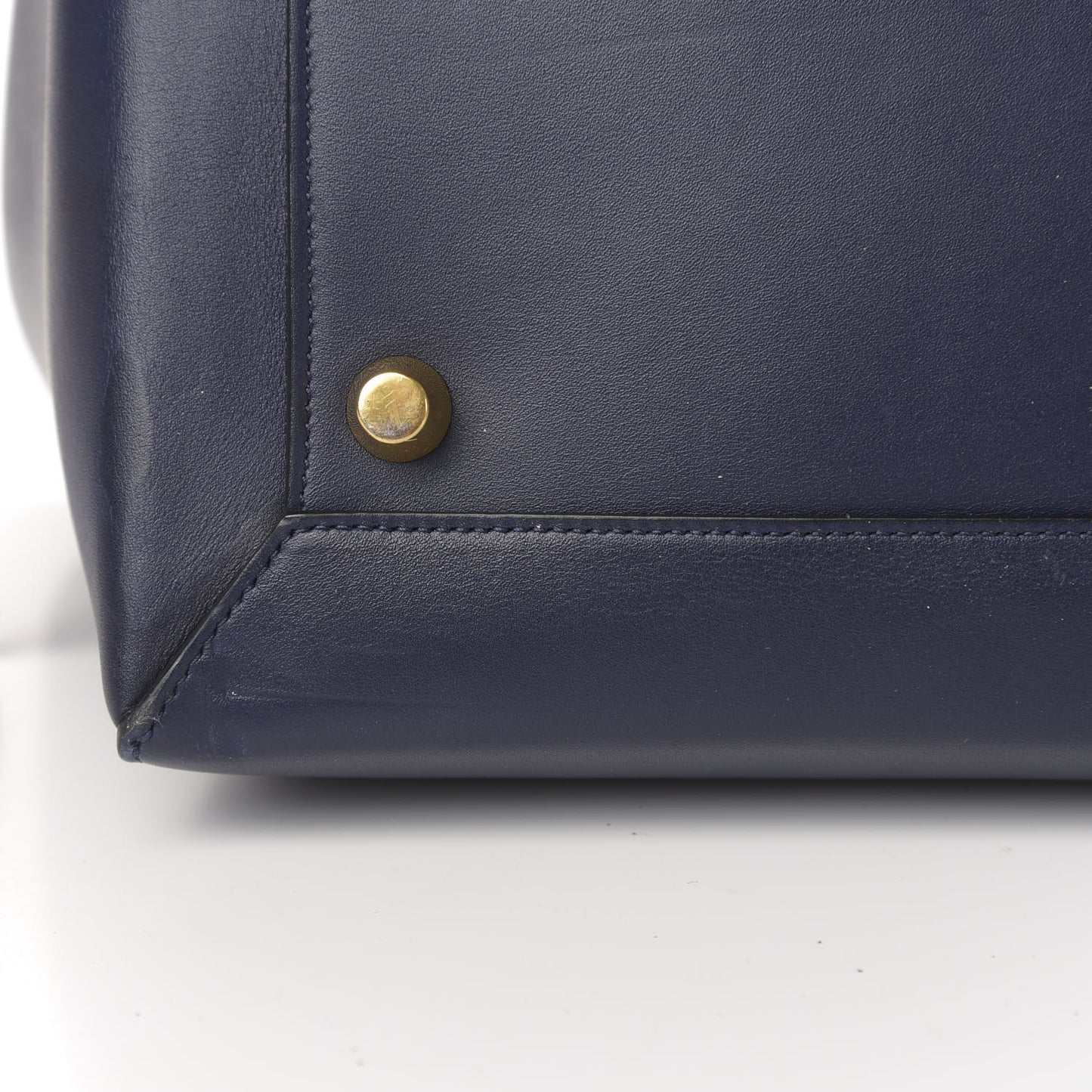 Smooth Calfskin Large Bi-Color Belt Bag Midnight