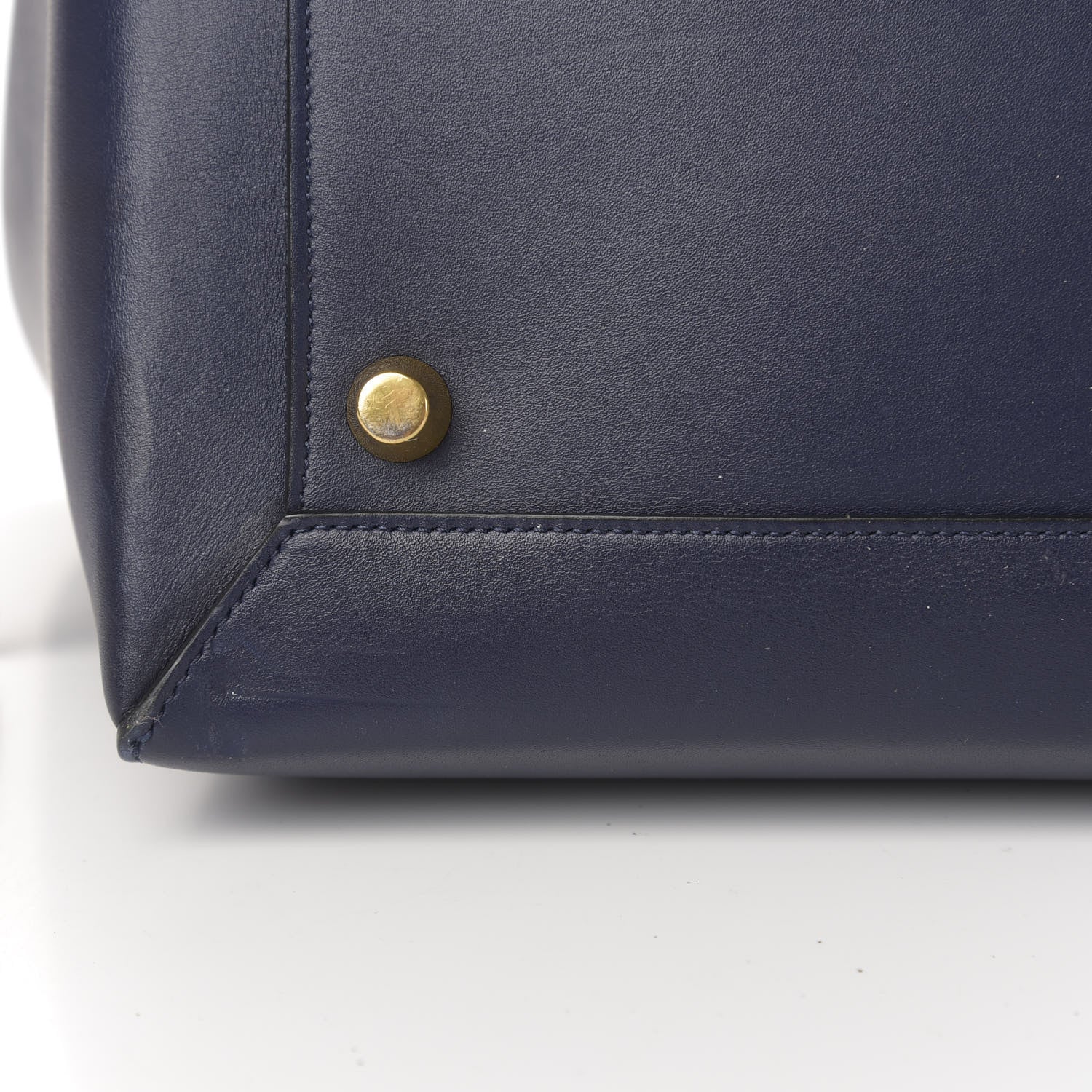Celine Smooth Calfskin Large Bi-Color Belt Bag Midnight 15 of 16
