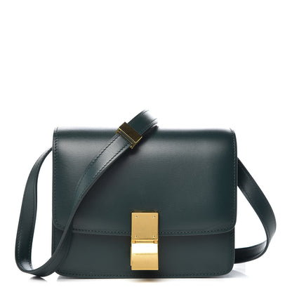 Celine Box Calfskin Small Classic Box Flap Bag Light Emerald 1 of 9