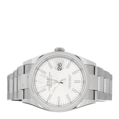 Rolex Stainless Steel 36mm Oyster Perpetual Datejust Watch Silver 126200 2 of 5