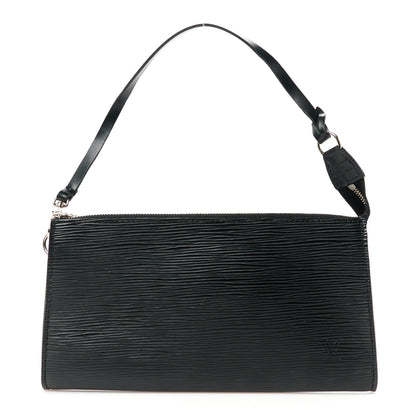 Louis Vuitton Epi Pochette Accessories 24 Black 1 of 11