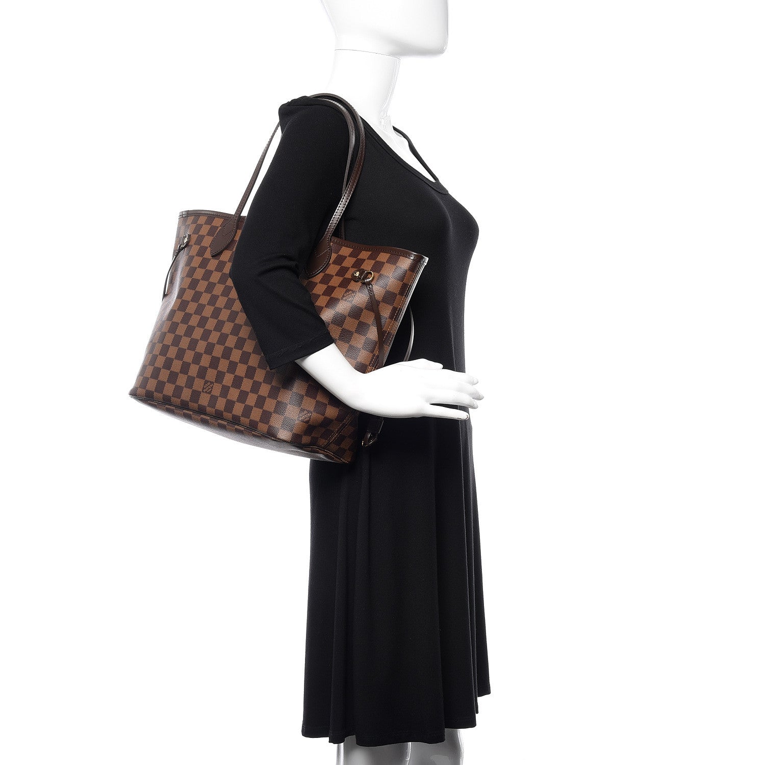 Louis Vuitton Damier Ebene Neo Neverfull MM 2 of 12