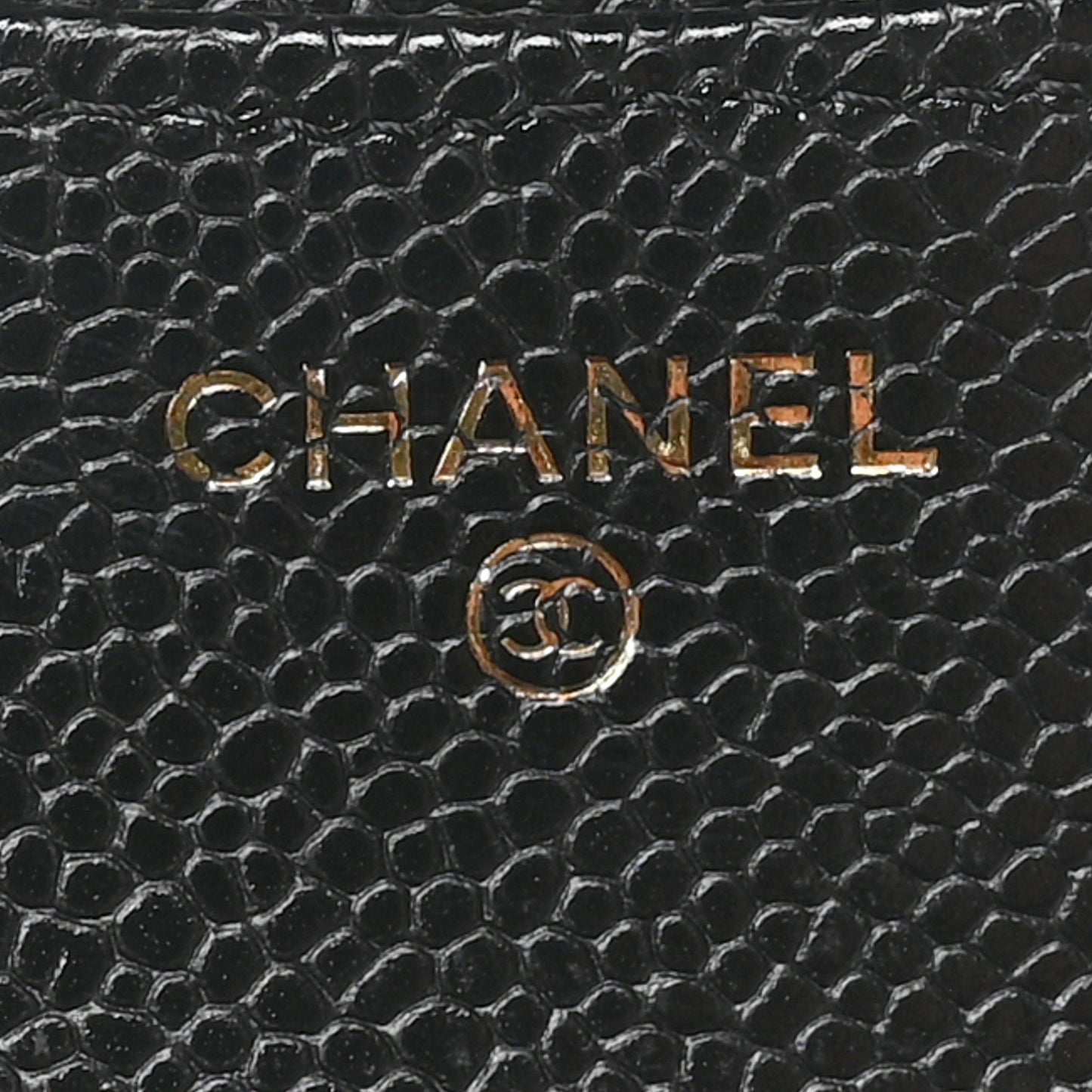 Caviar Quilted Compact Flap Wallet Black