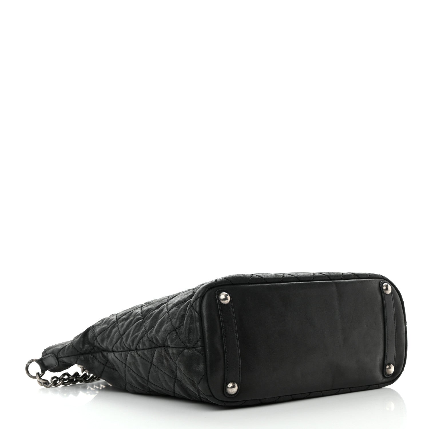 Chanel Iridescent Calfskin Quilted In The Mix Shopping Tote Black 4 of 23