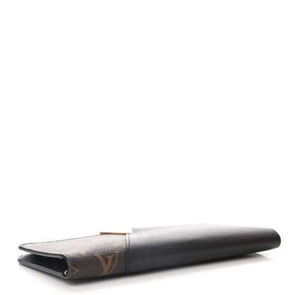 Louis Vuitton Monogram Calfskin Kimono Wallet Black 4 of 7