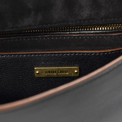 Miu Miu Goatskin Madras Dahlia Black 14 of 16