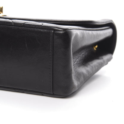 Chanel Lambskin Quilted Medium Single Flap Black 11 of 14
