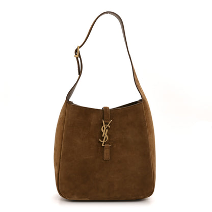Saint Laurent Suede Small Le 5 A 7 Soft Hobo Caramel Cognac 1 of 11