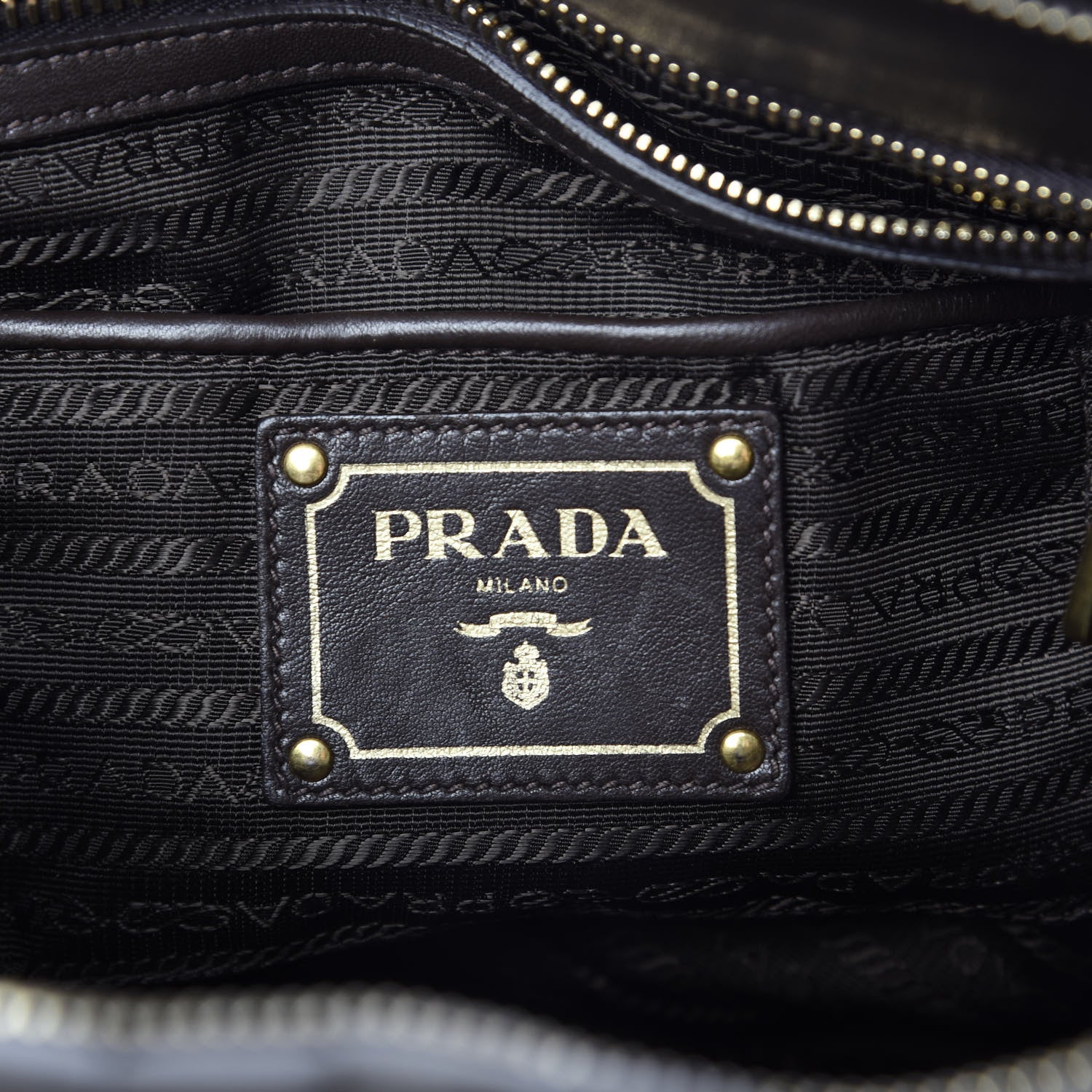 Prada Tessuto Nylon Gaufre Tote Fumo 6 of 12