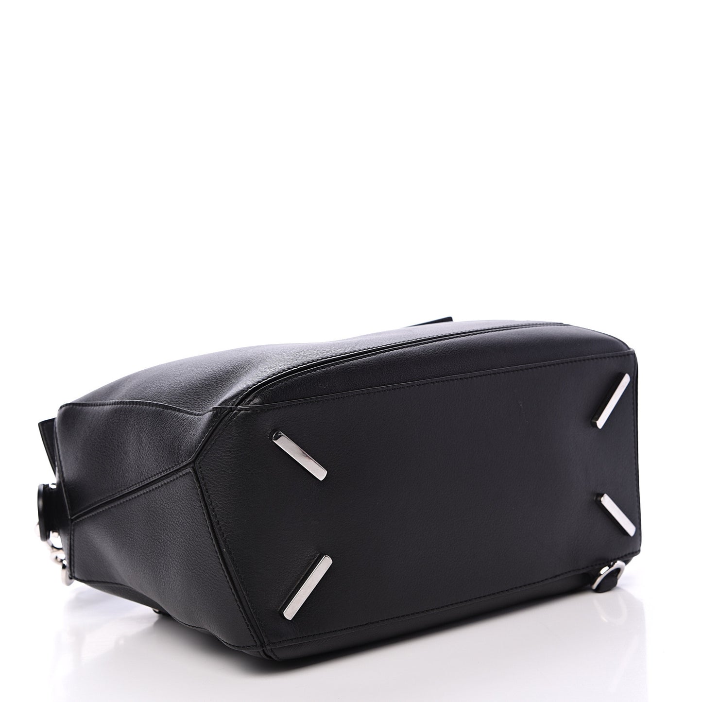 Calfskin Medium Puzzle Bag Black