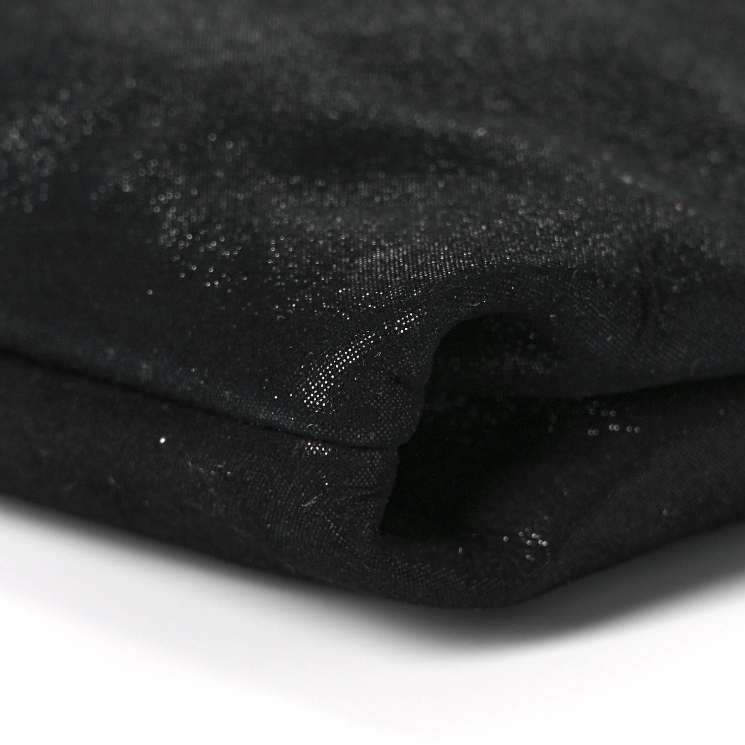 Jimmy Choo Shimmer Suede Callie Clutch Bag Black 5 of 9