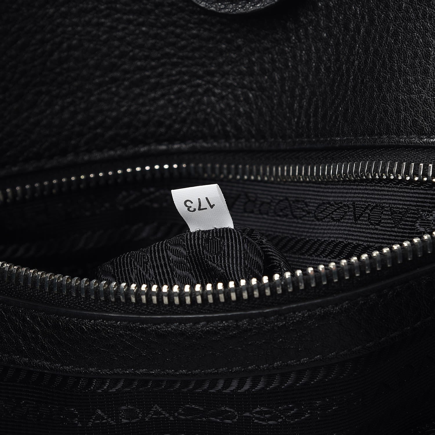 Prada Vitello Phenix Shopping Tote Black 8 of 12