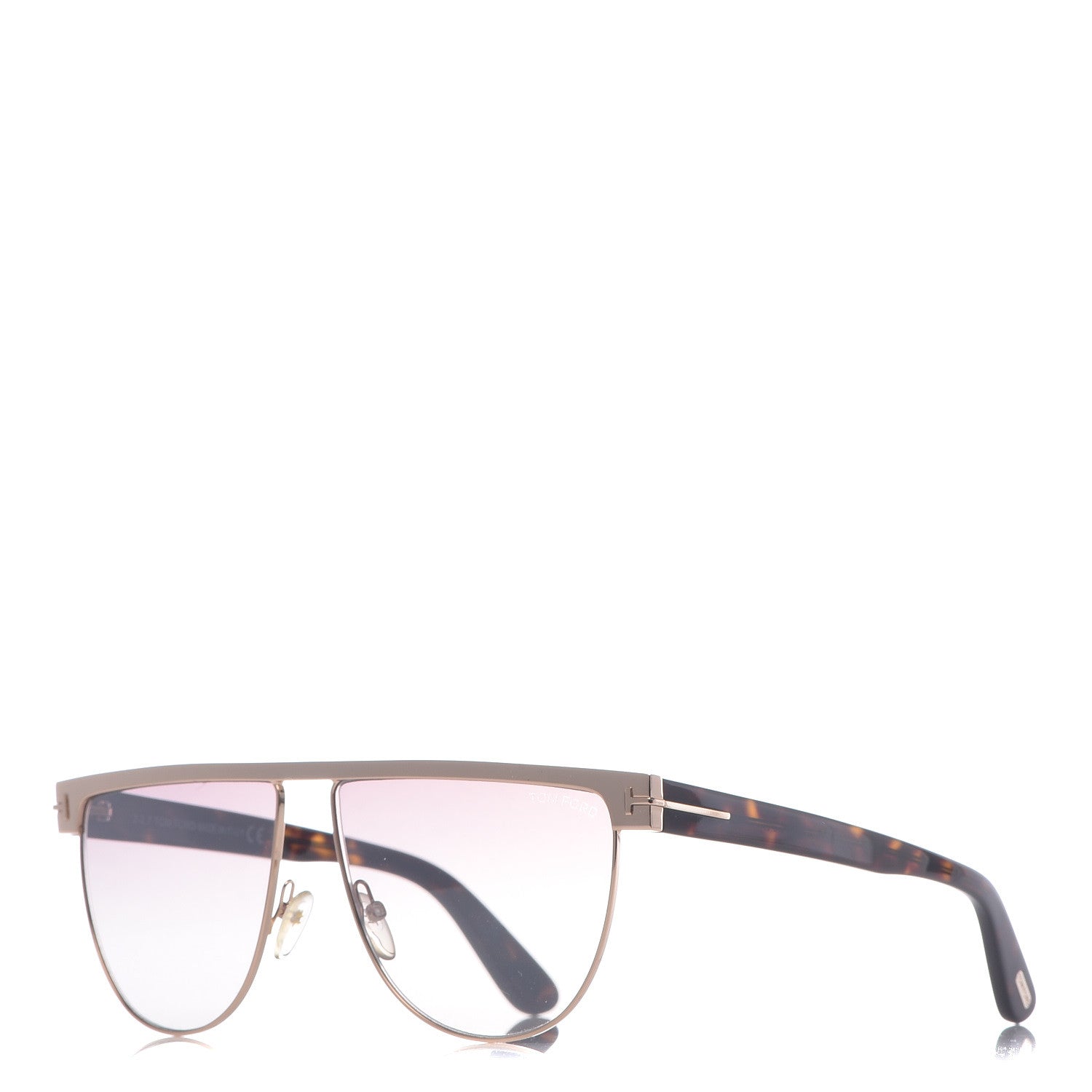Tom Ford Stephanie Sunglasses TF570 Gold Havana 1 of 8