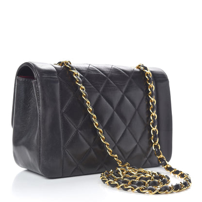 Chanel Lambskin Quilted Small Single Flap Black 3 of 13