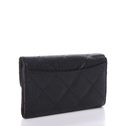 Chanel Caviar Quilted 6 Key Holder Black 6 of 16