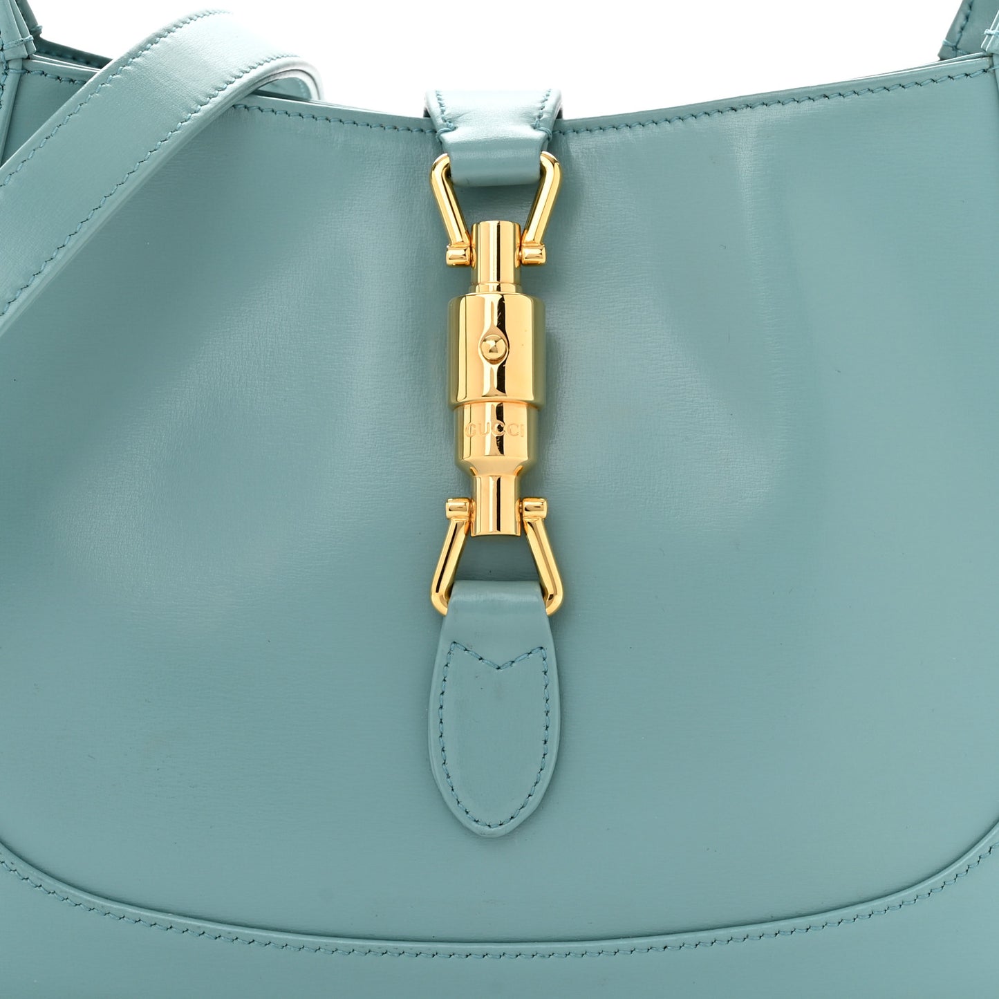 Boarded Dyana Lux Calfskin Small Jackie 1961 Hobo Dusty Azure