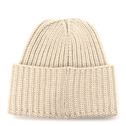 Chanel Wool Cashmere CC Beanie Hat White 3 of 6