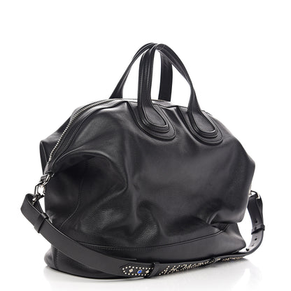 Givenchy Waxed Calfskin Studded Medium Nightingale Black 2 of 8