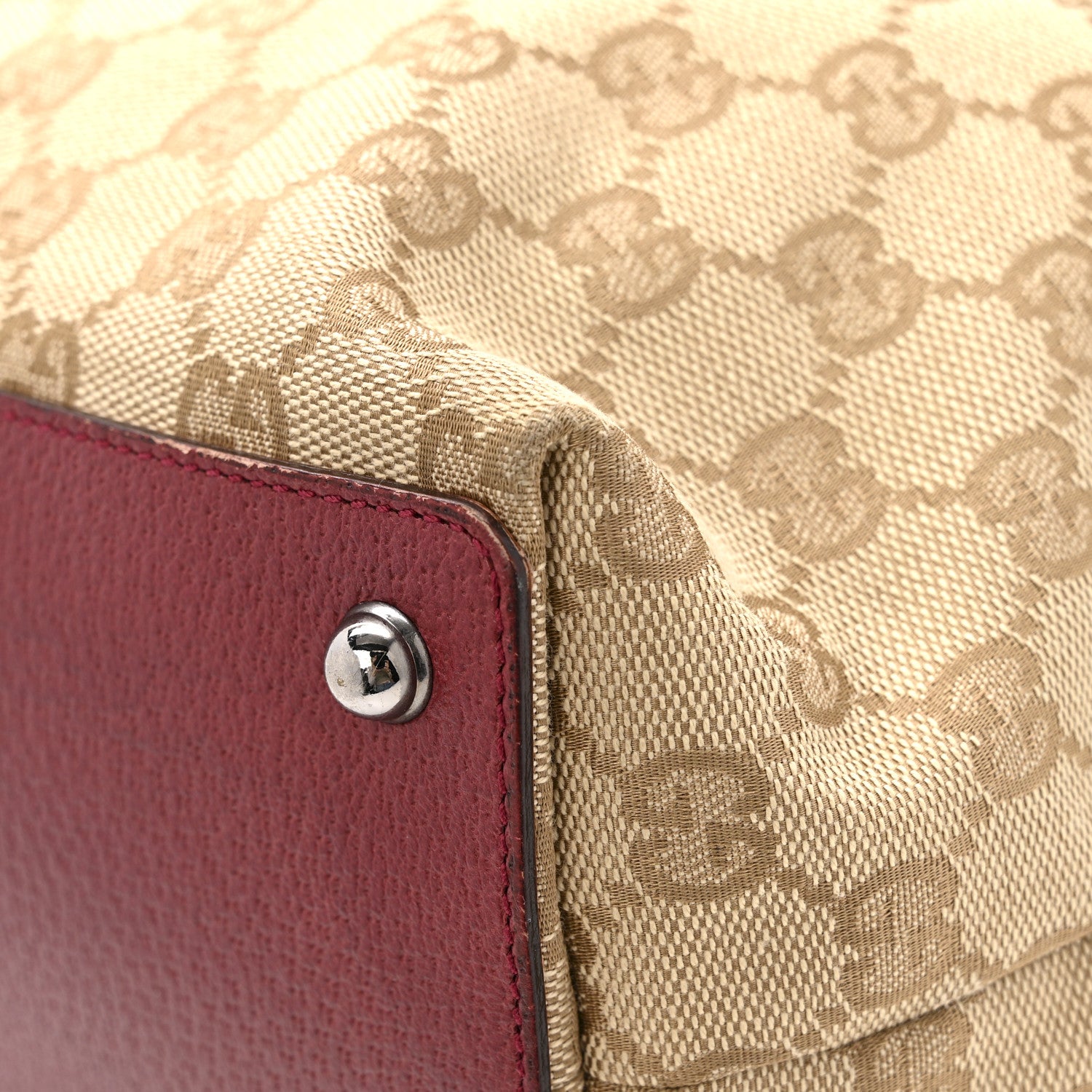 Gucci Monogram Large Eclipse Tote Red 16 of 18