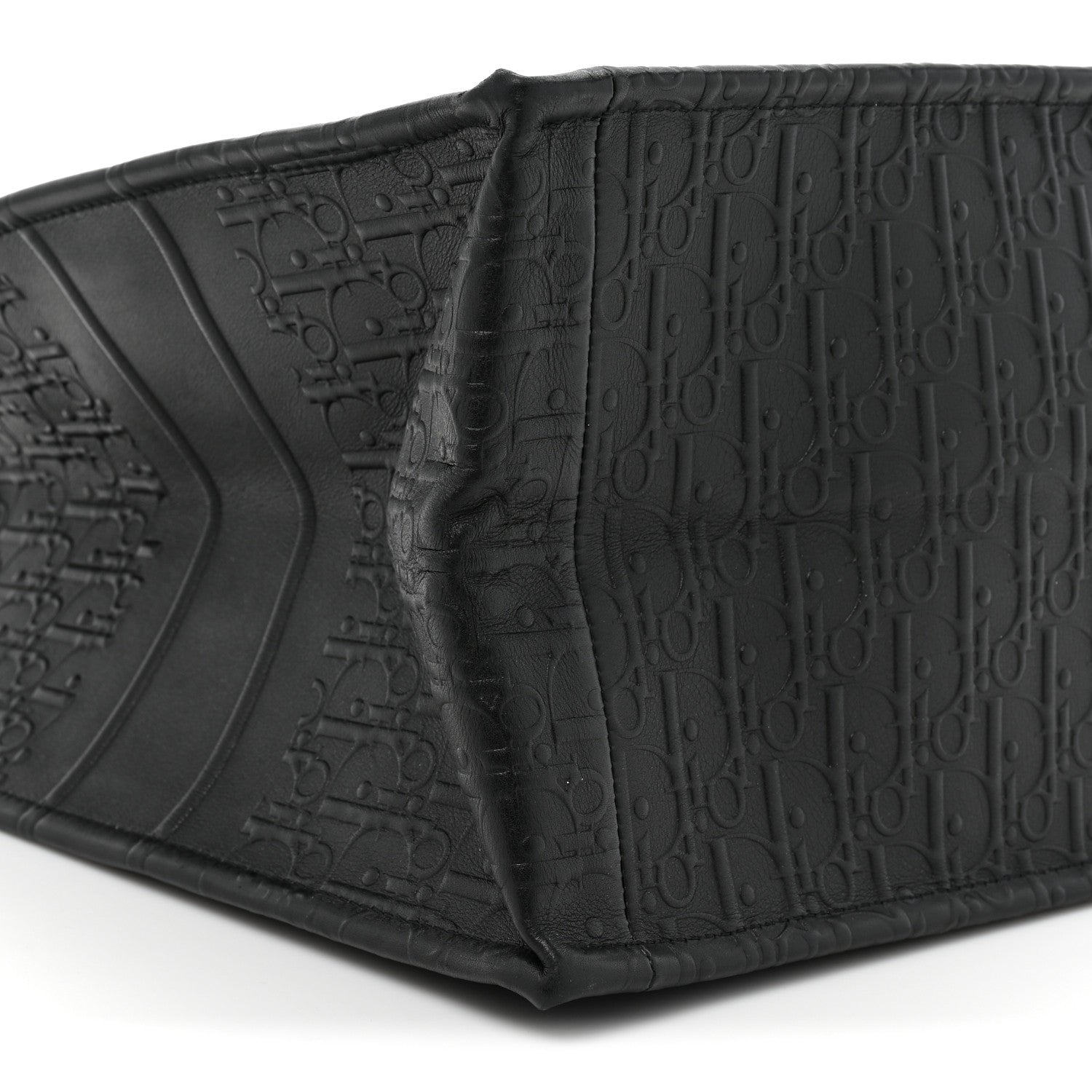 Christian Dior Oblique Calfskin Embossed Large Book Tote Black 9 of 13