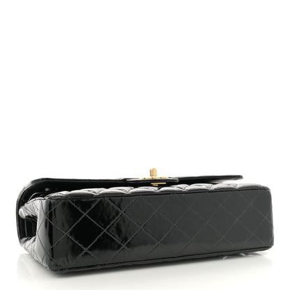 Chanel Patent Quilted Medium Double Flap Black 4 of 14