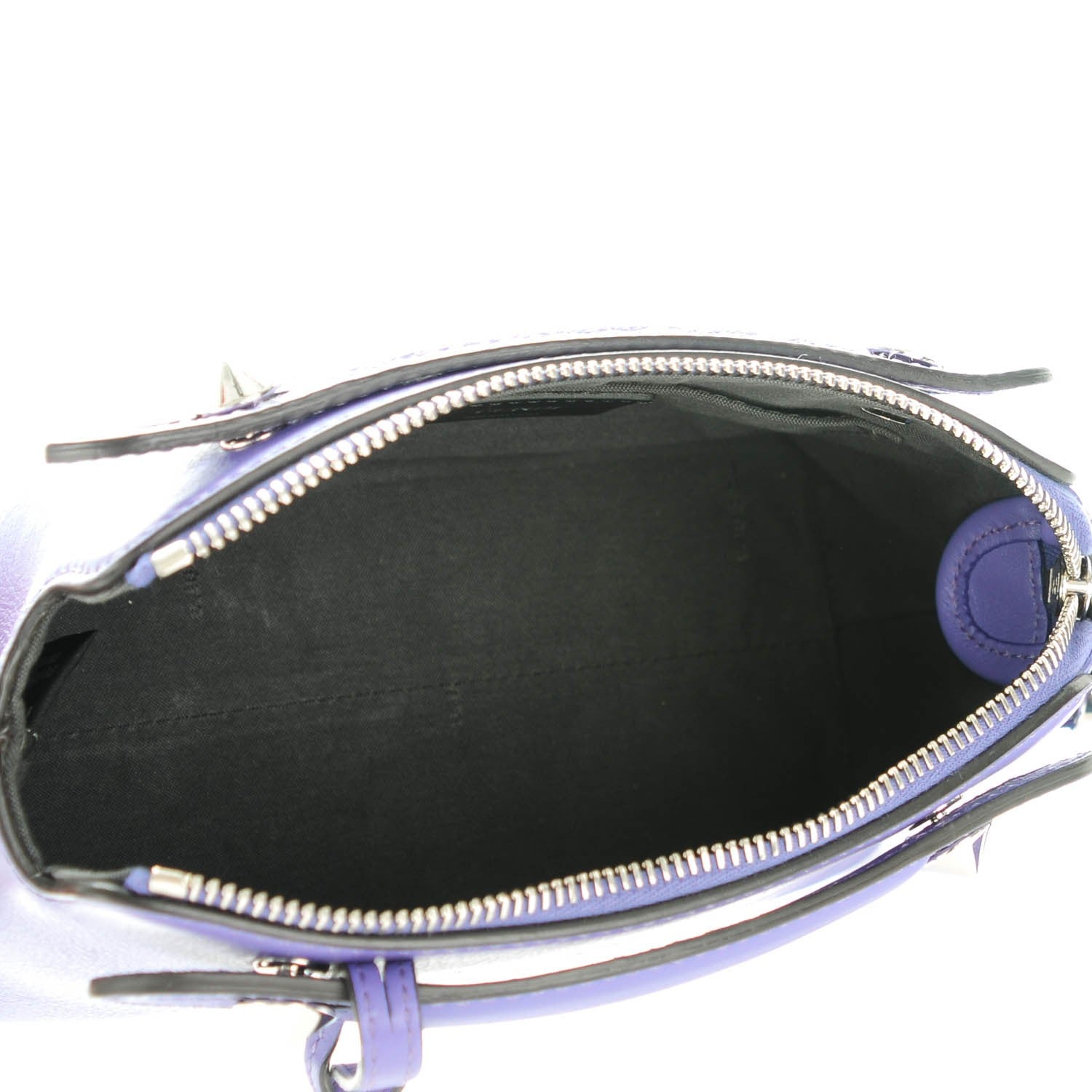 Fendi Vitello Dolce Mini By The Way Boston Bag Viola Cassis 7 of 18