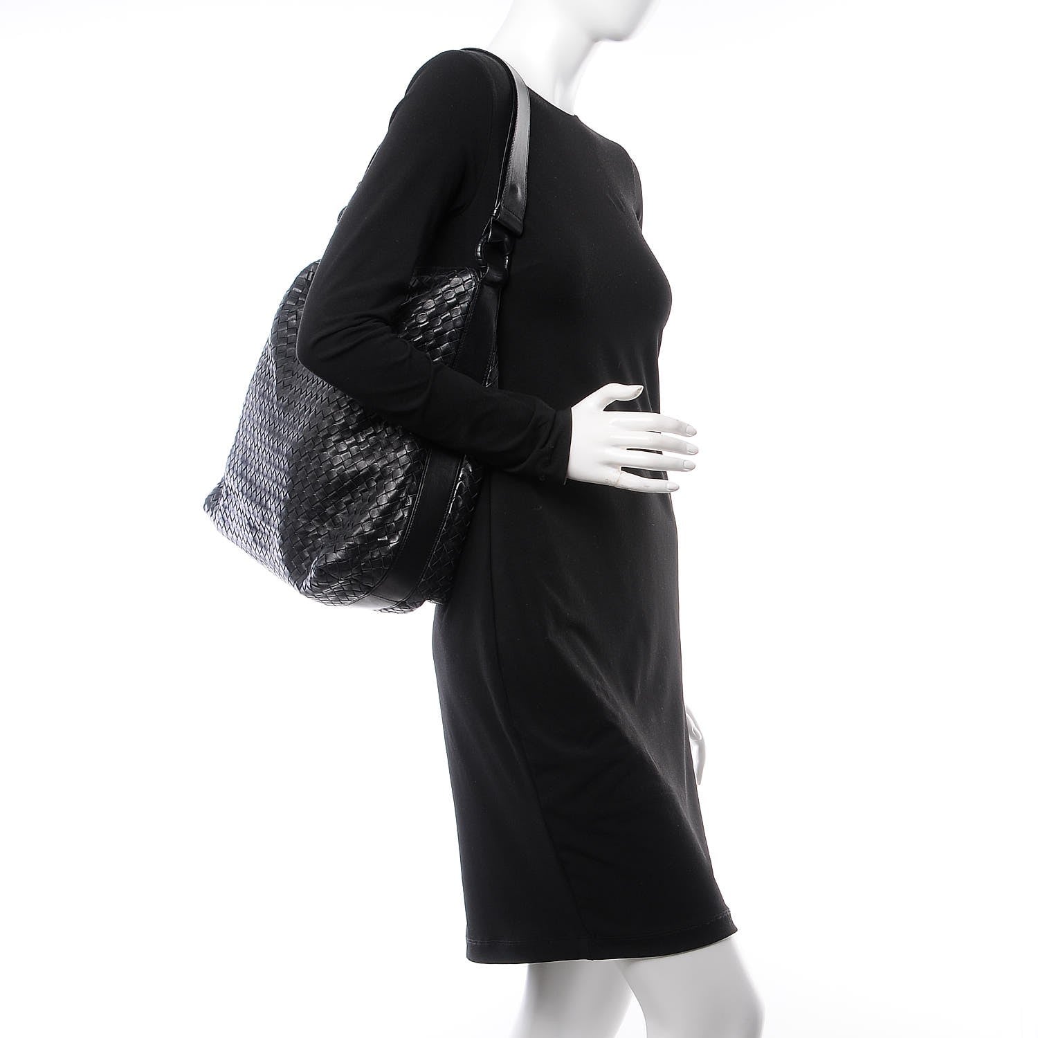 Bottega Veneta Nappa Intrecciato Hobo Black 8 of 8