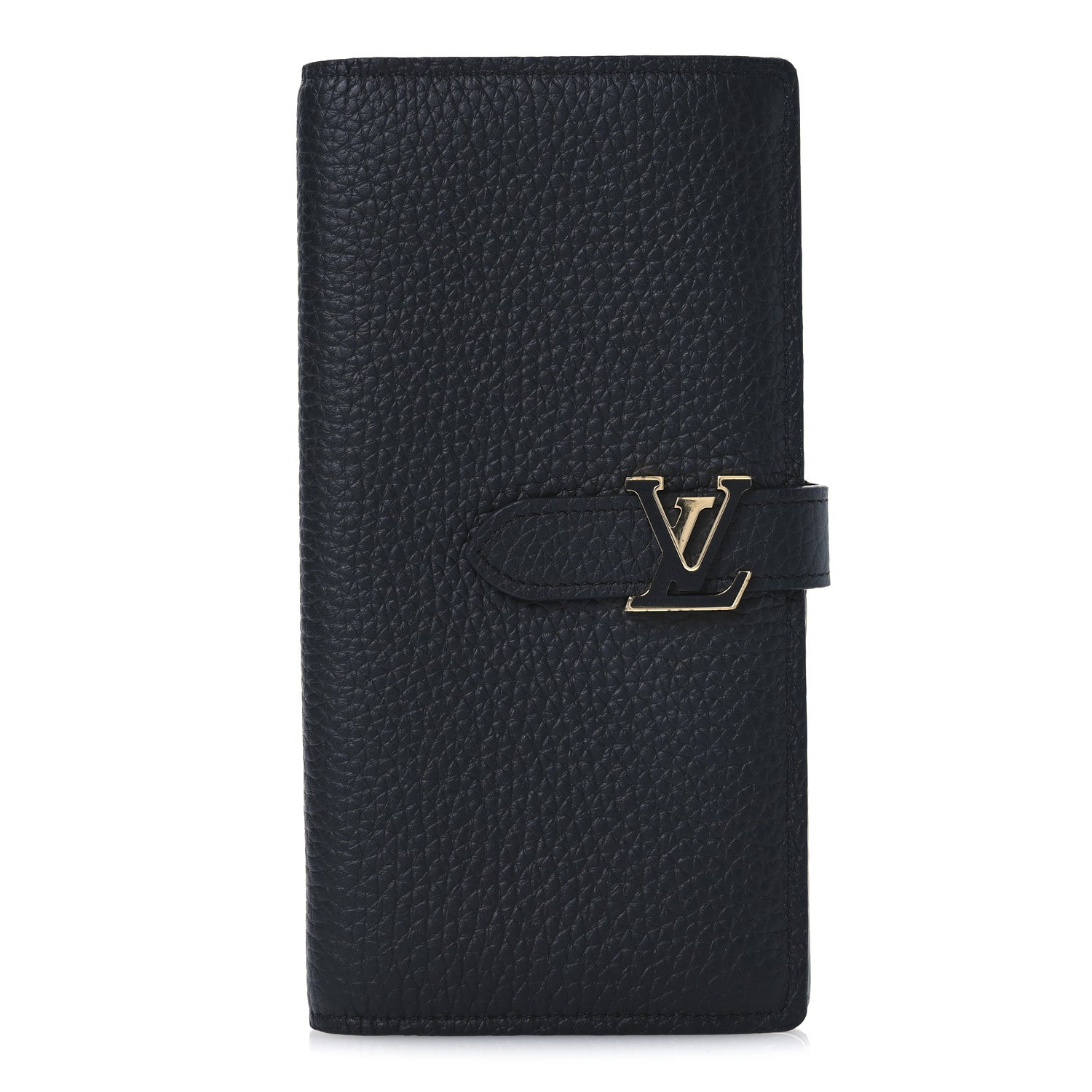 Louis Vuitton Taurillon LV Vertical Capucines Wallet Black Arizona 1 of 9