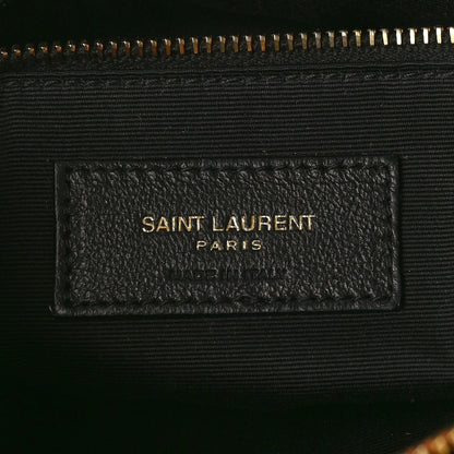 Saint Laurent Suede Y Quilted Monogram Medium Loulou Chain Satchel Cinnamon 6 of 10