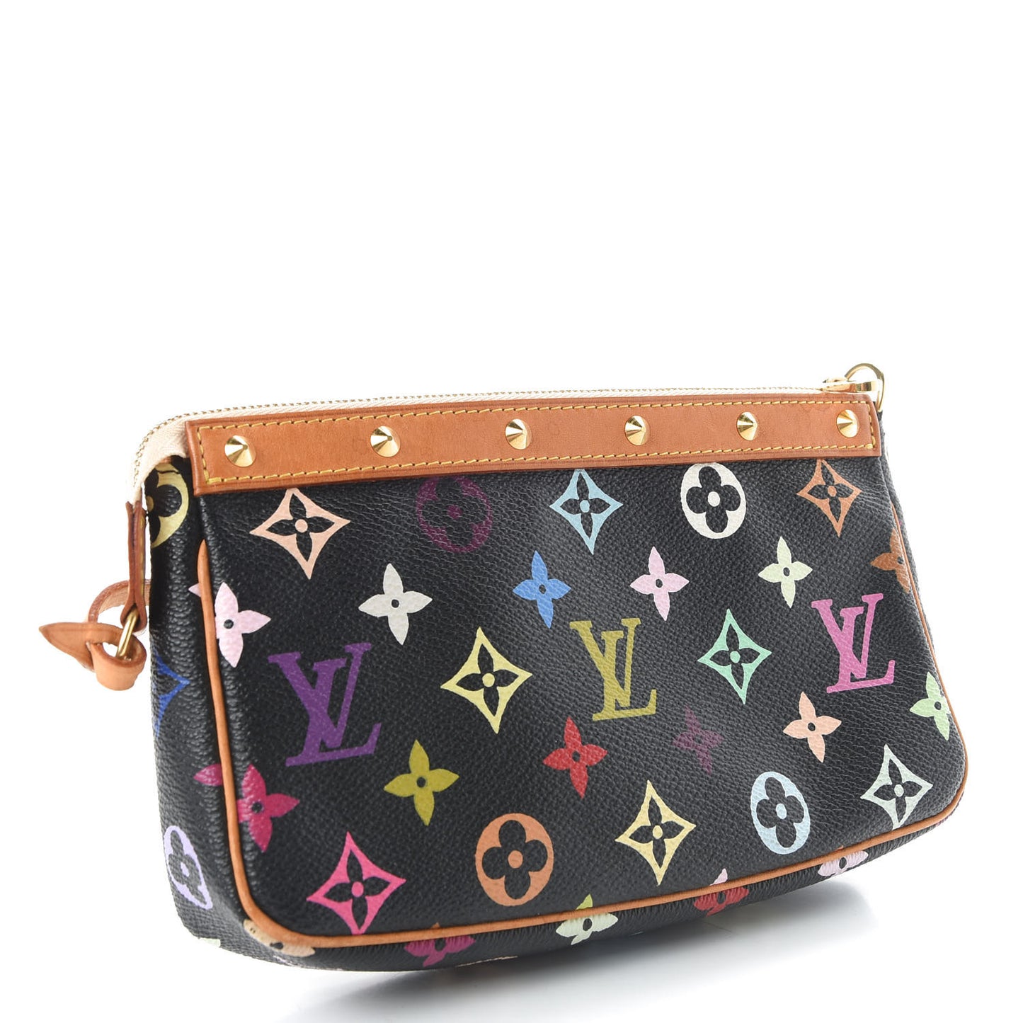Monogram Multicolor Pochette Accessories Black