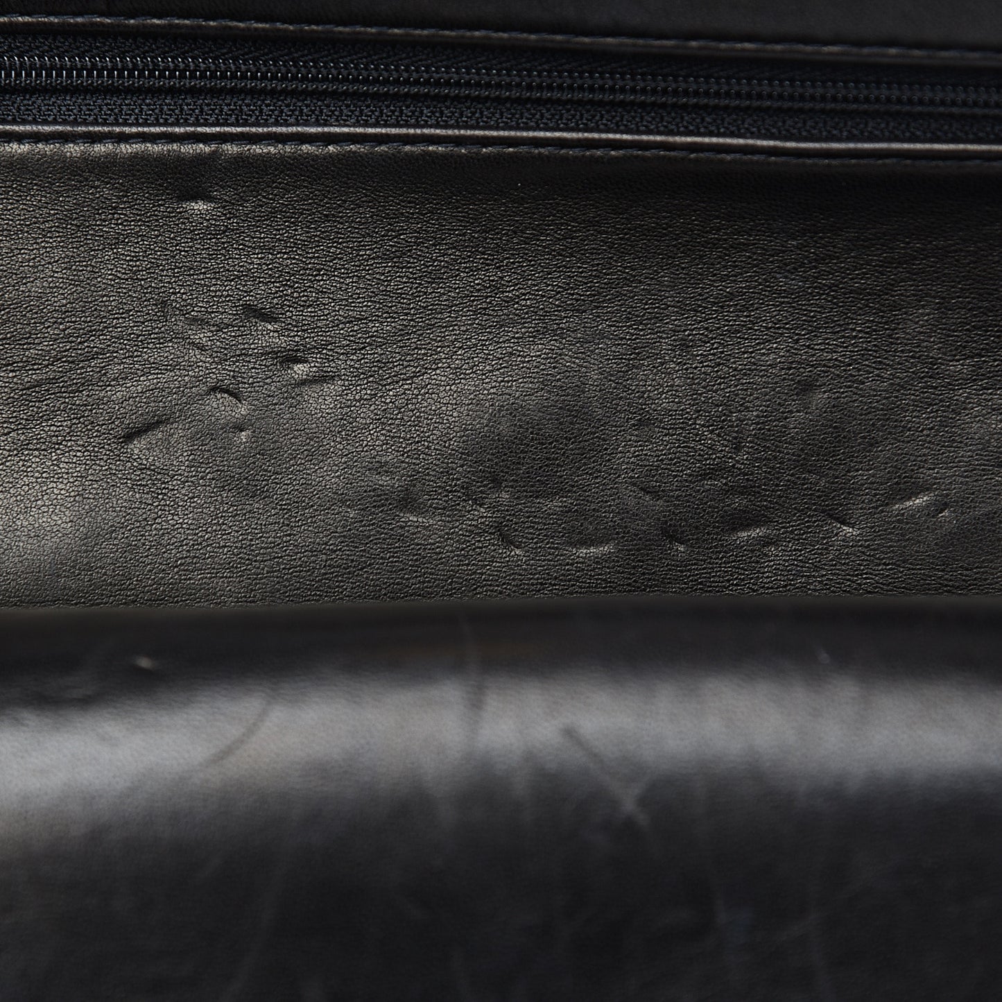 Lambskin Quilted Small Double Flap Black