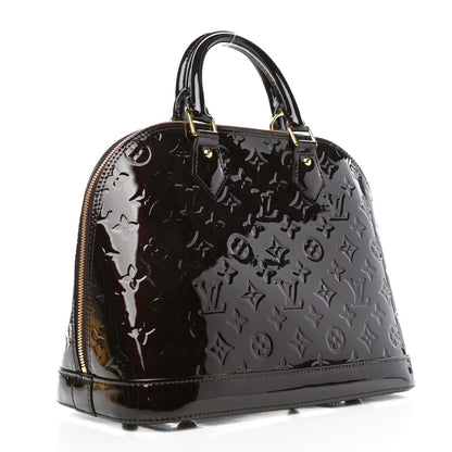 Louis Vuitton Vernis Alma PM Amarante 2 of 4