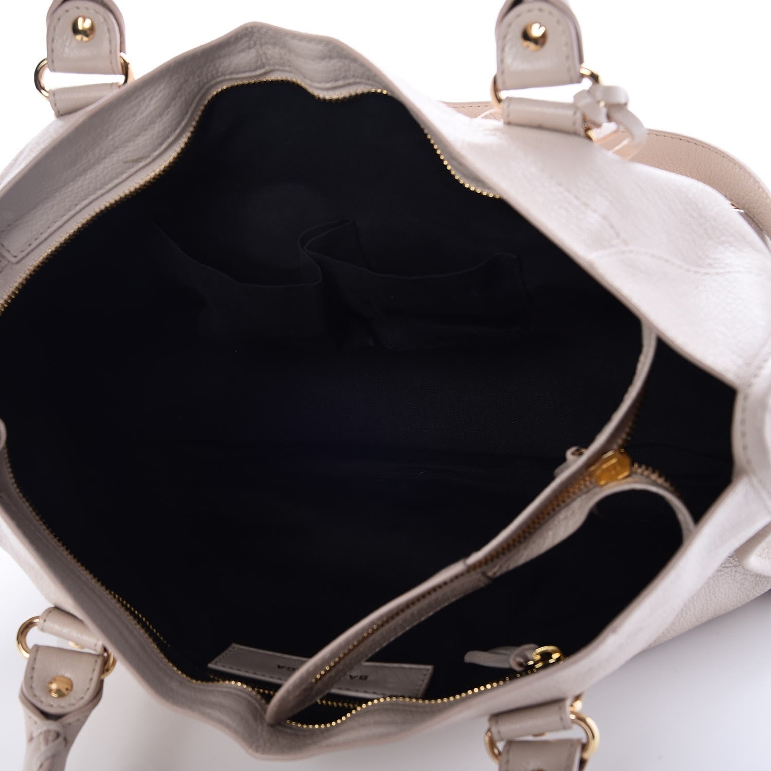 Balenciaga Chevre Gold Metallic Edge Hardware City Beige Praline 6 of 11
