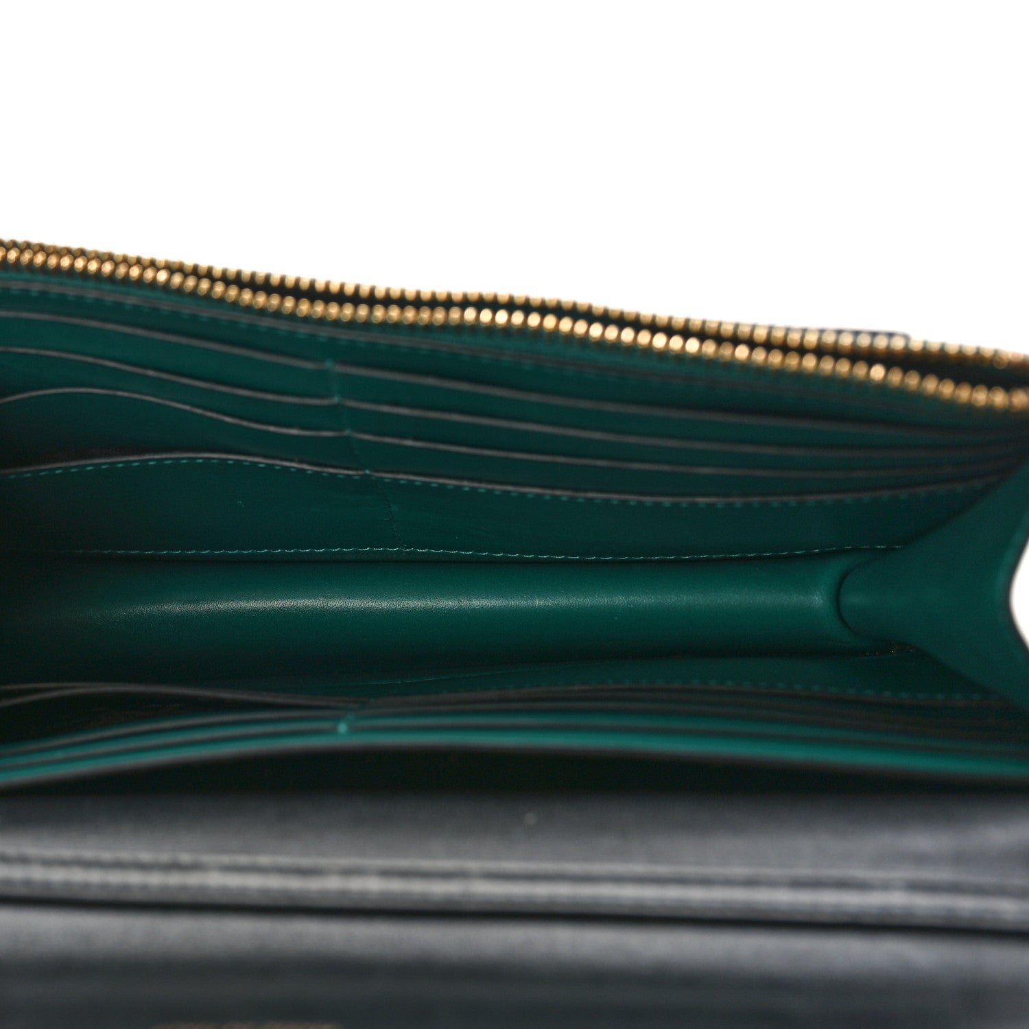 Bulgari Calfskin Serpenti Forever Chain Wallet Black 5 of 10