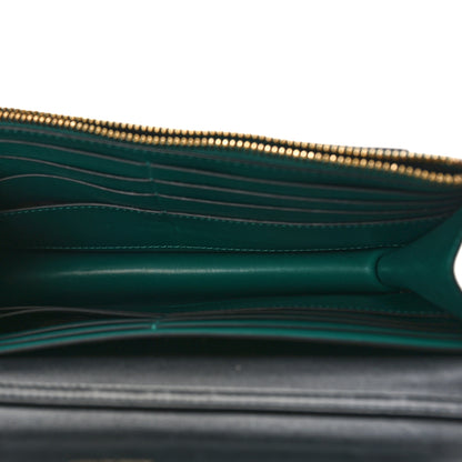 Bulgari Calfskin Serpenti Forever Chain Wallet Black 5 of 10