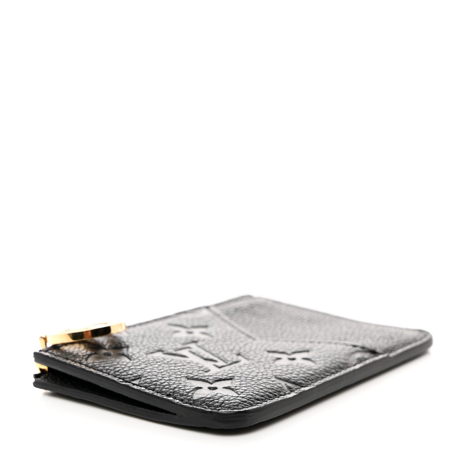 Louis Vuitton Empreinte Monogram Zipped Romy Card Holder Black 4 of 6