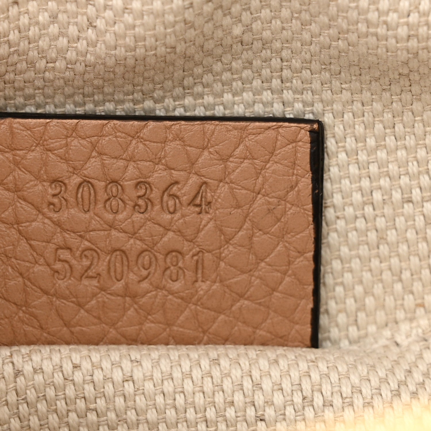 Gucci Pebbled Calfskin Small Soho Disco Bag Camelia 7 of 10