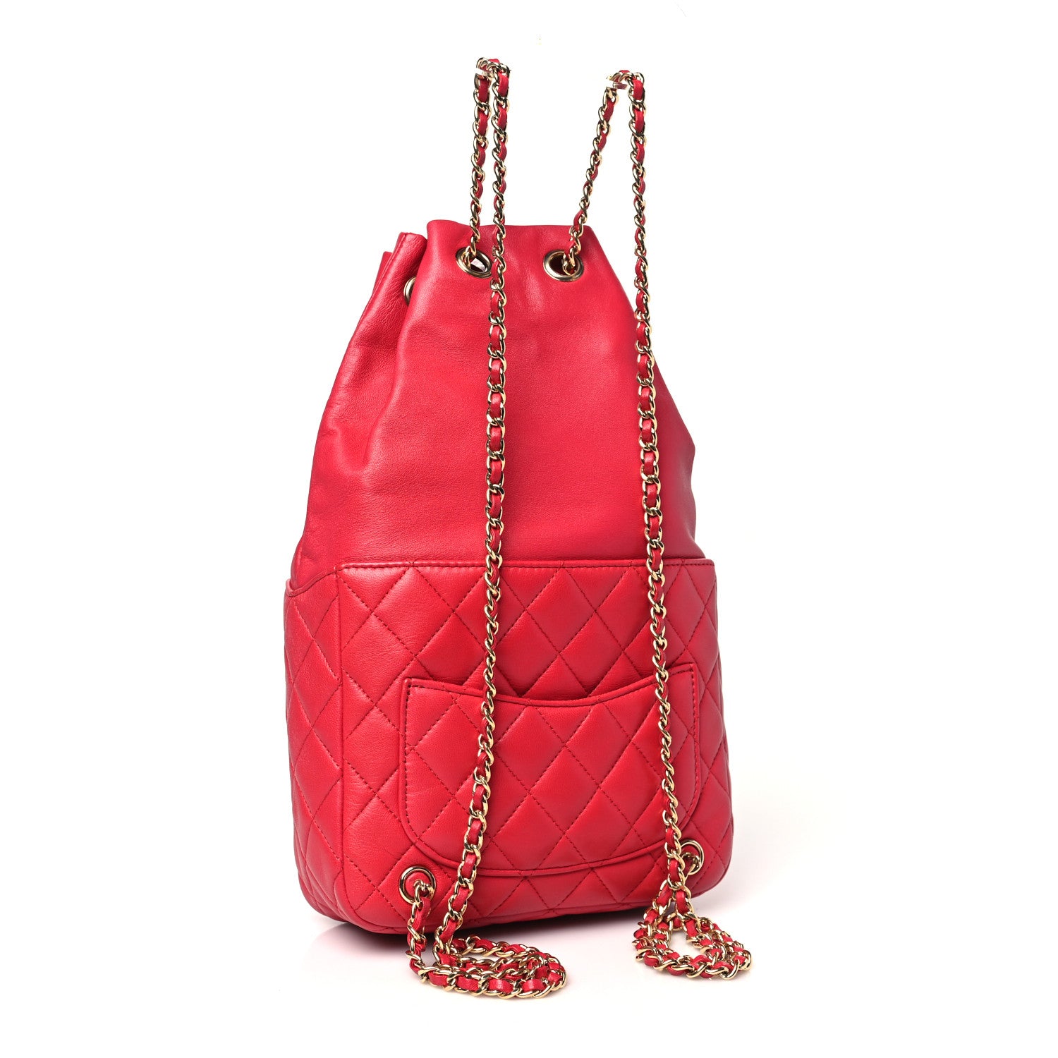 Chanel Lambskin Quilted Small in Seoul Backpack Dark Pink 3 of 10