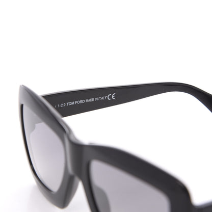 Tom Ford Hutton-02 TF664 Square Sunglasses Black 6 of 8