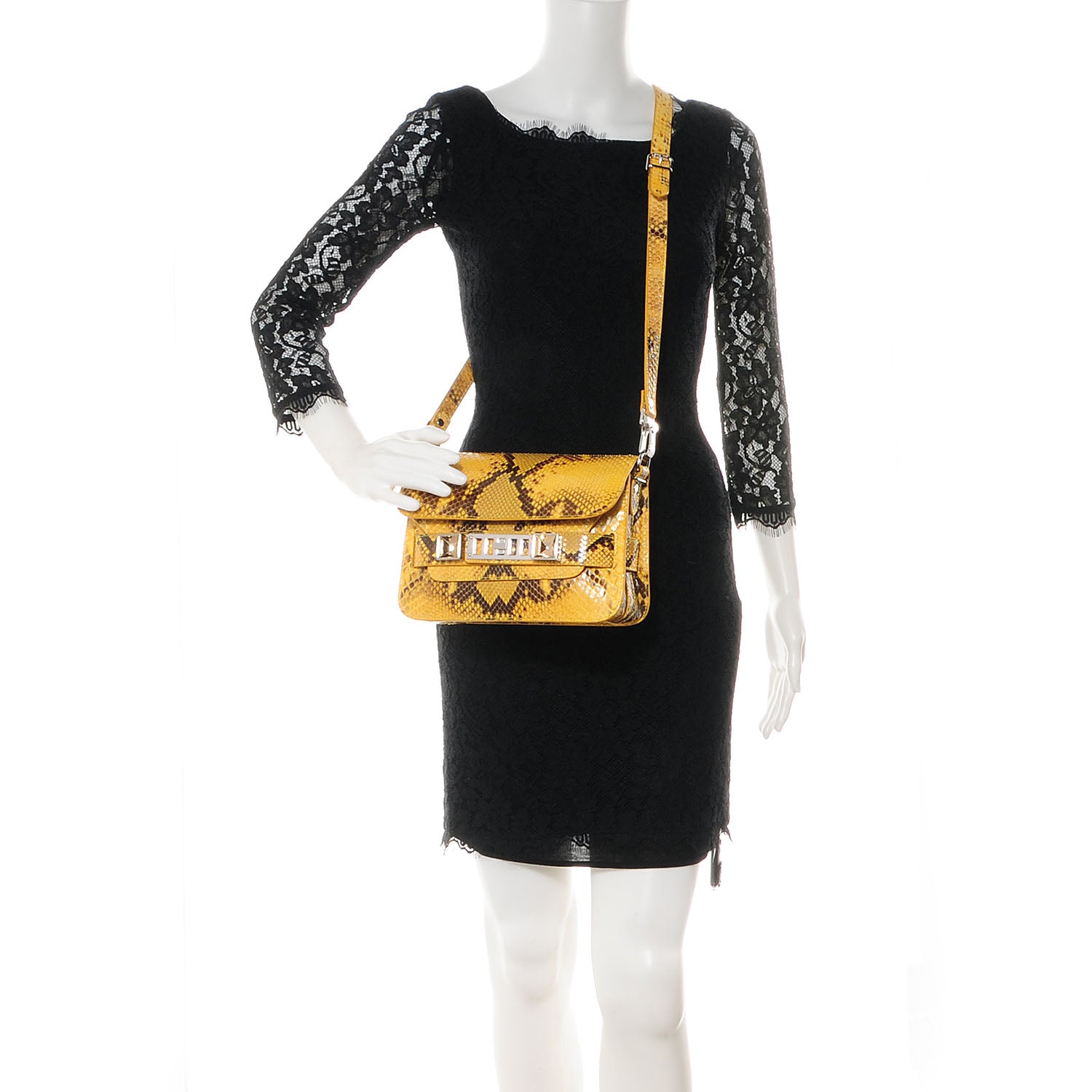 Proenza Schouler Python PS11 Mini Classic Shoulder Bag 2 of 10