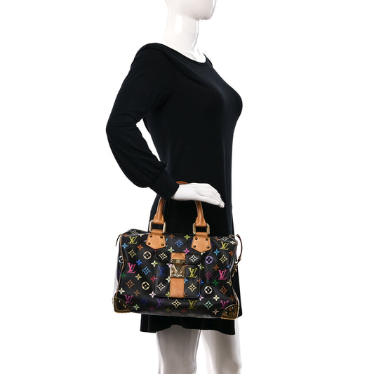 Monogram Multicolor Speedy 30 Black