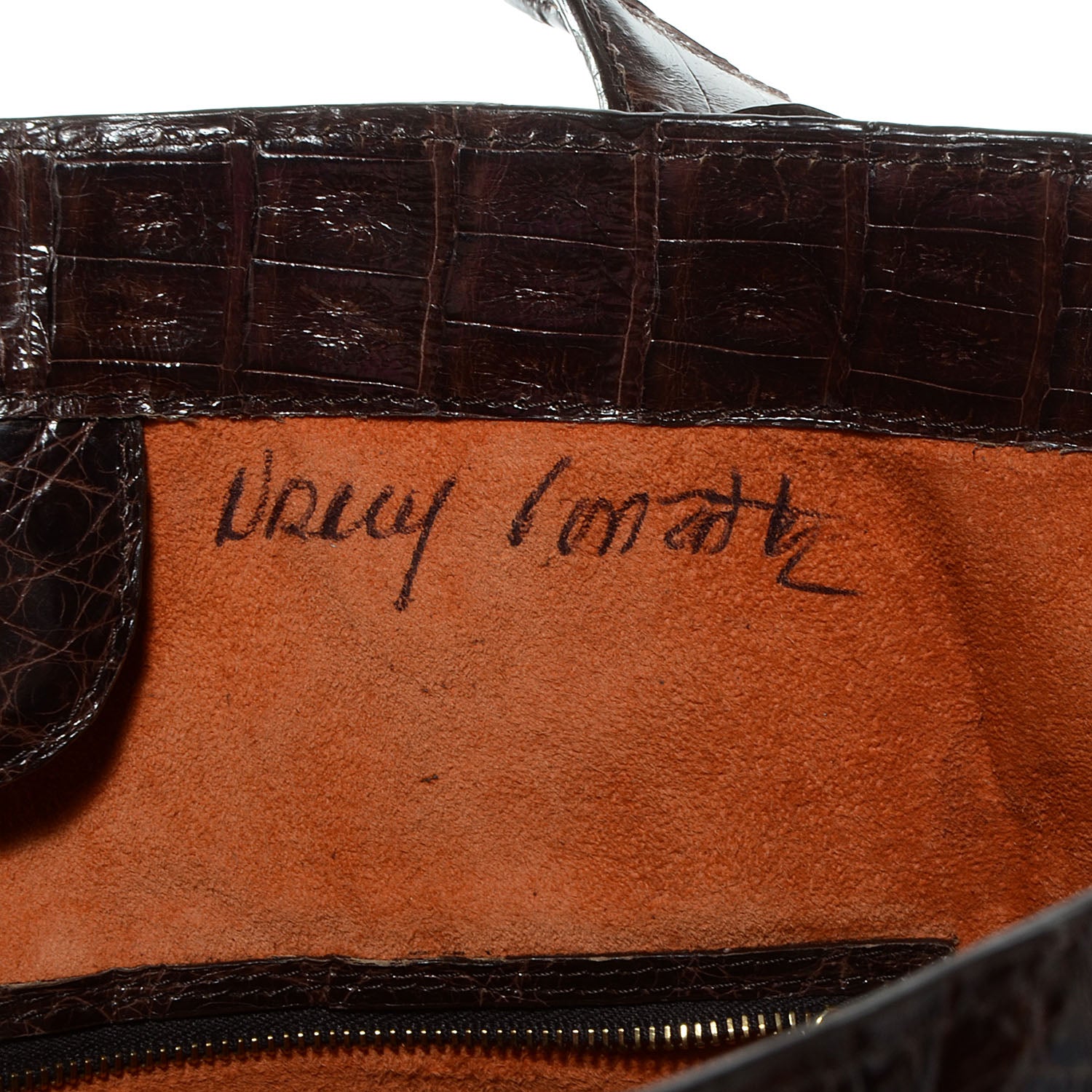 Nancy Gonzalez Crocodile Large Tote Chocolate 6 of 7