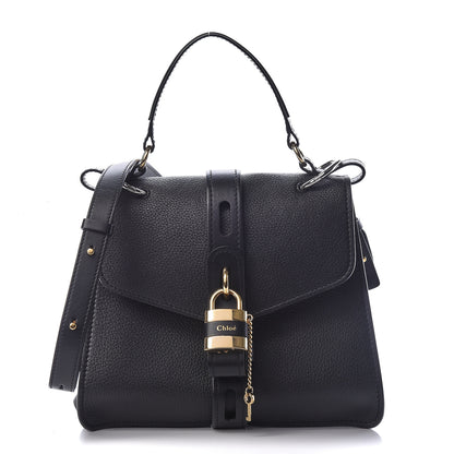 Chloe Grained Calfskin Medium Aby Day Shoulder Bag Black 1 of 11