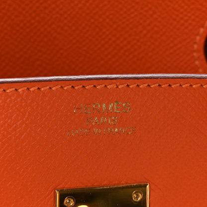 Hermes Epsom Birkin 35 Orange 5 of 9