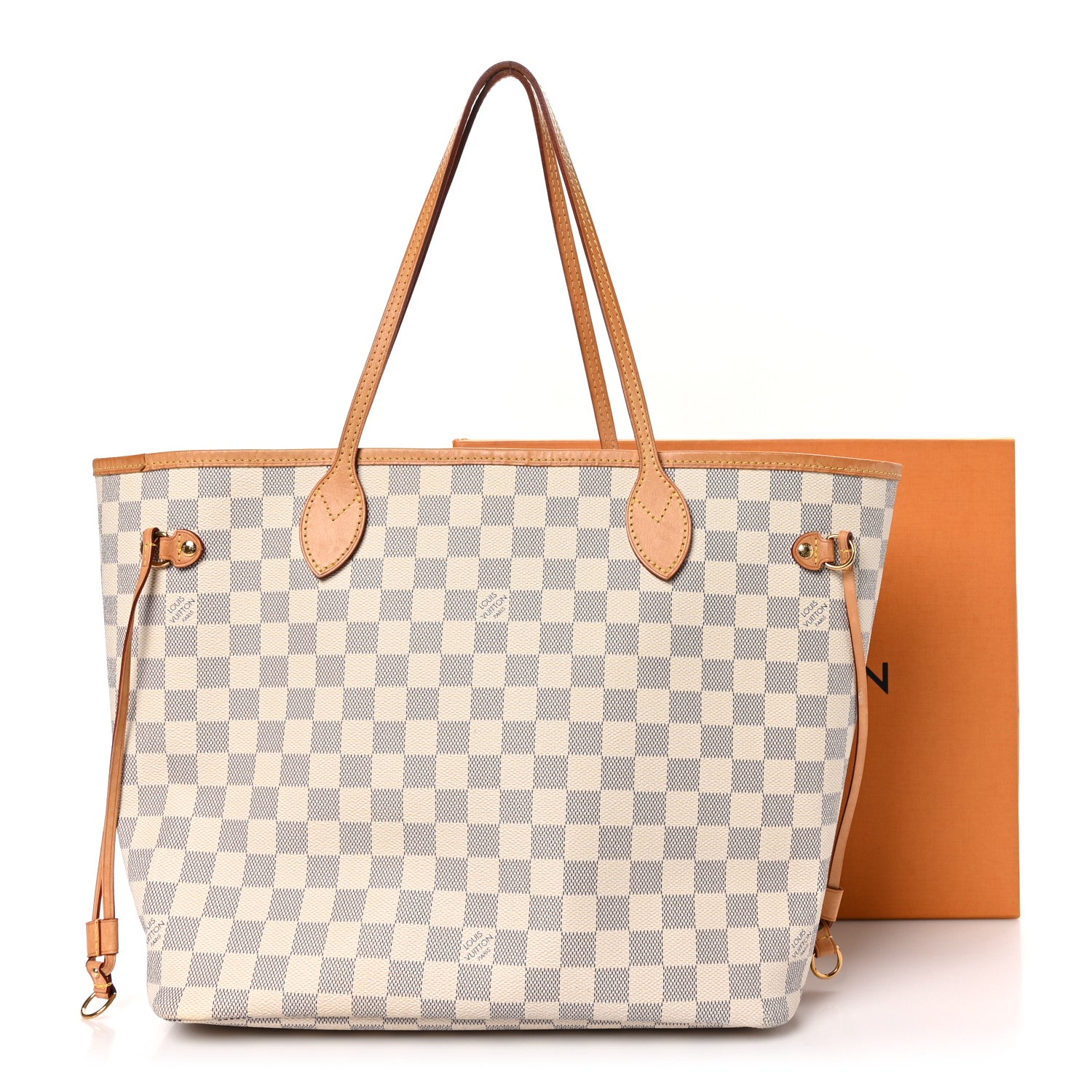 Louis Vuitton Damier Azur Neo Neverfull MM Rose Ballerine 12 of 12