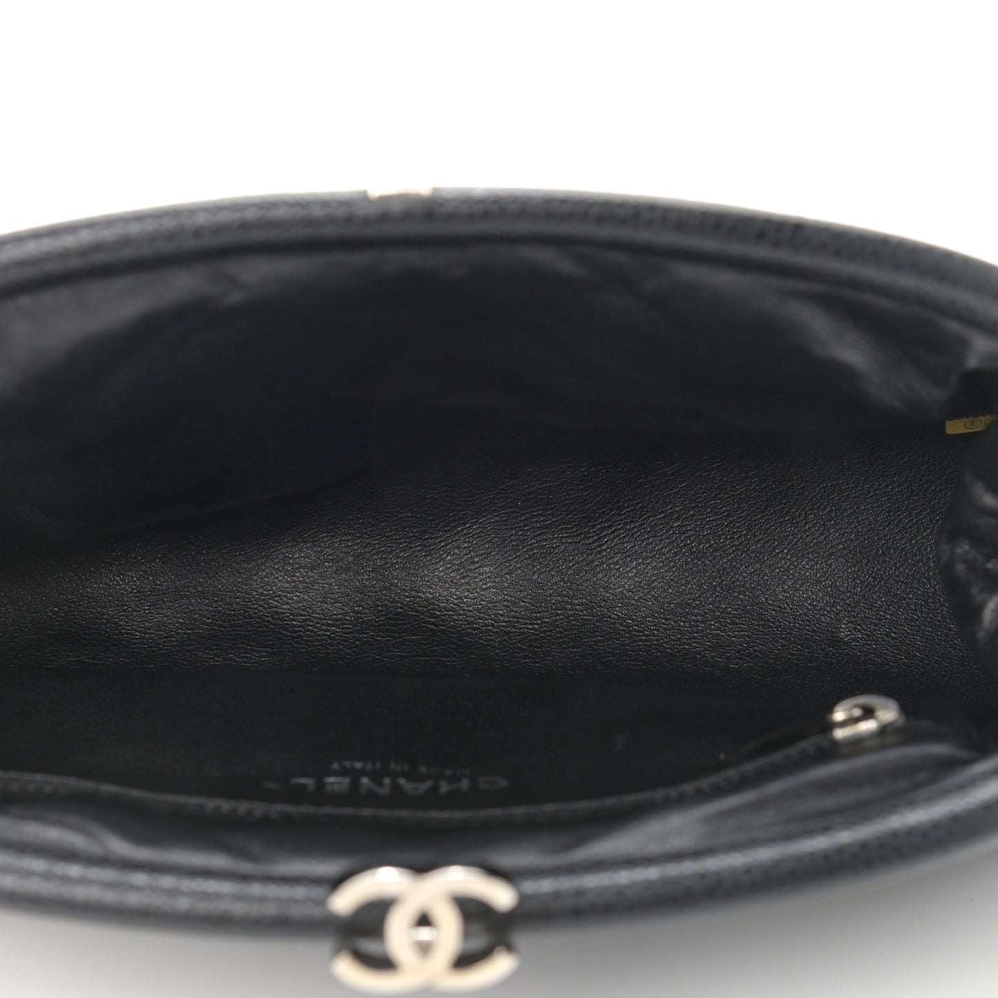 Caviar Quilted Timeless Clutch Black