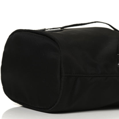 Prada Saffiano Tessuto Nylon Vela Bucket Wristlet Black 8 of 8