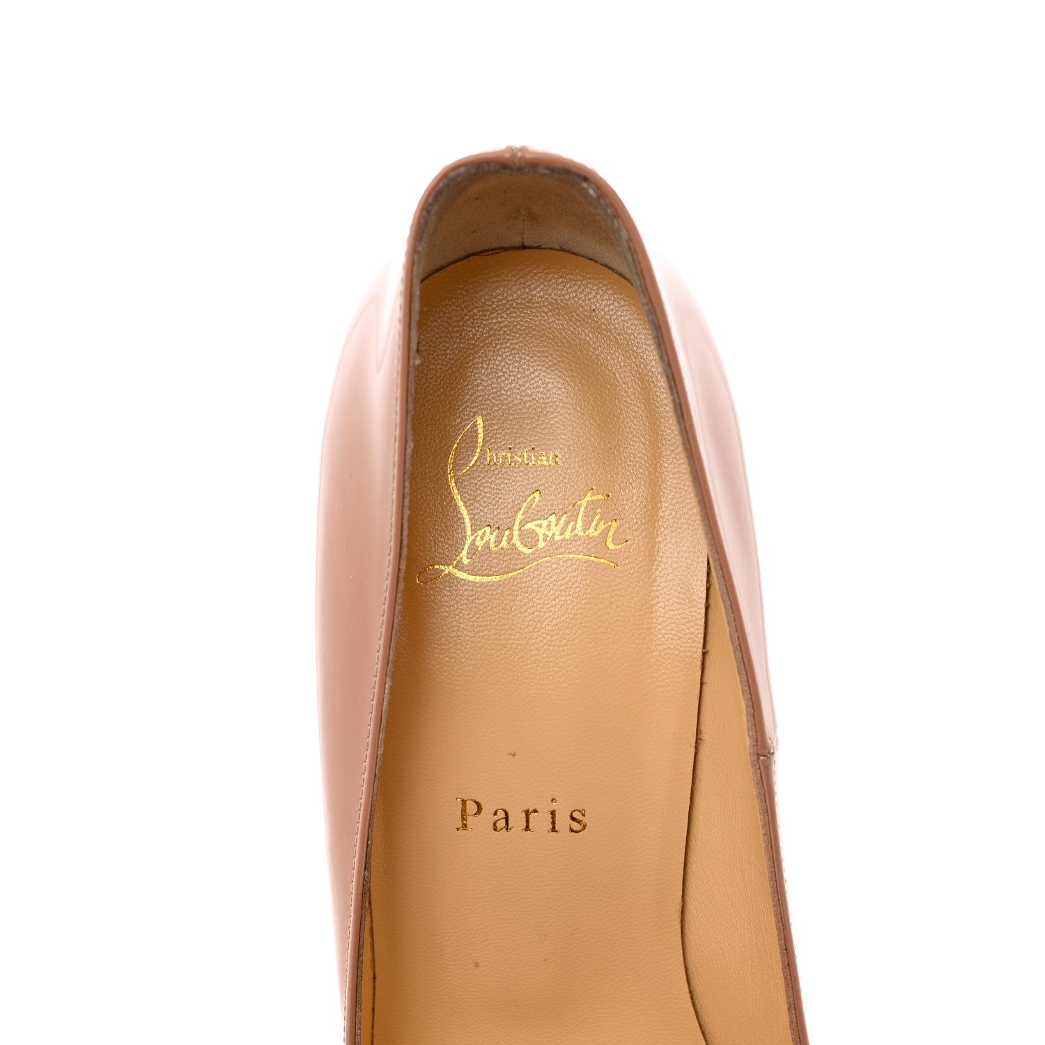 Christian Louboutin Patent So Kate 120 Pumps 39.5 Nude 6 of 12
