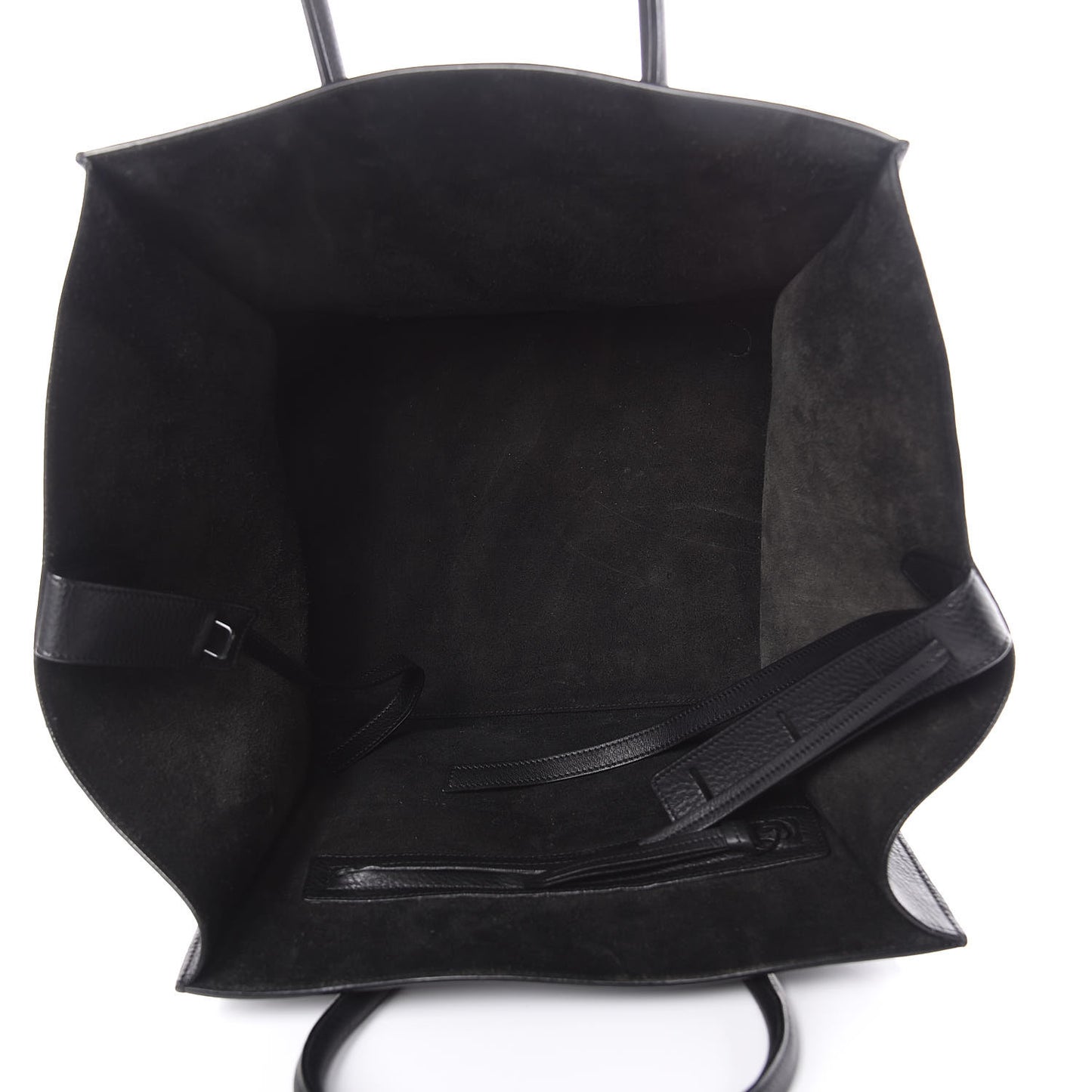 Supple Calfskin Medium Phantom Luggage Black