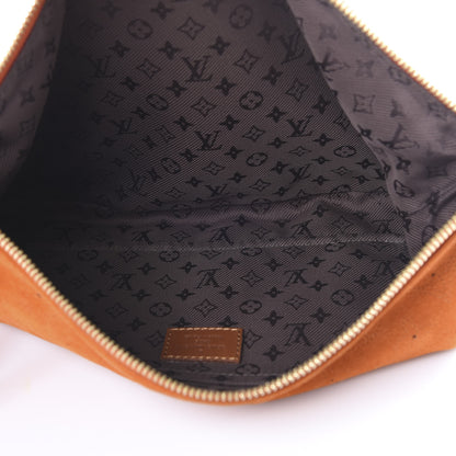 Louis Vuitton Suede Mahina Onatah MM Orange 4 of 10